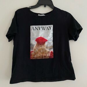 Black “Taylor Swift Inspired” T shirt​